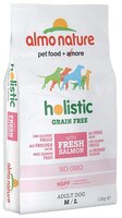 Корм для собак Almo Nature (12 кг) Holistic Adult Dog Grain Free Fresh Salmon M-L