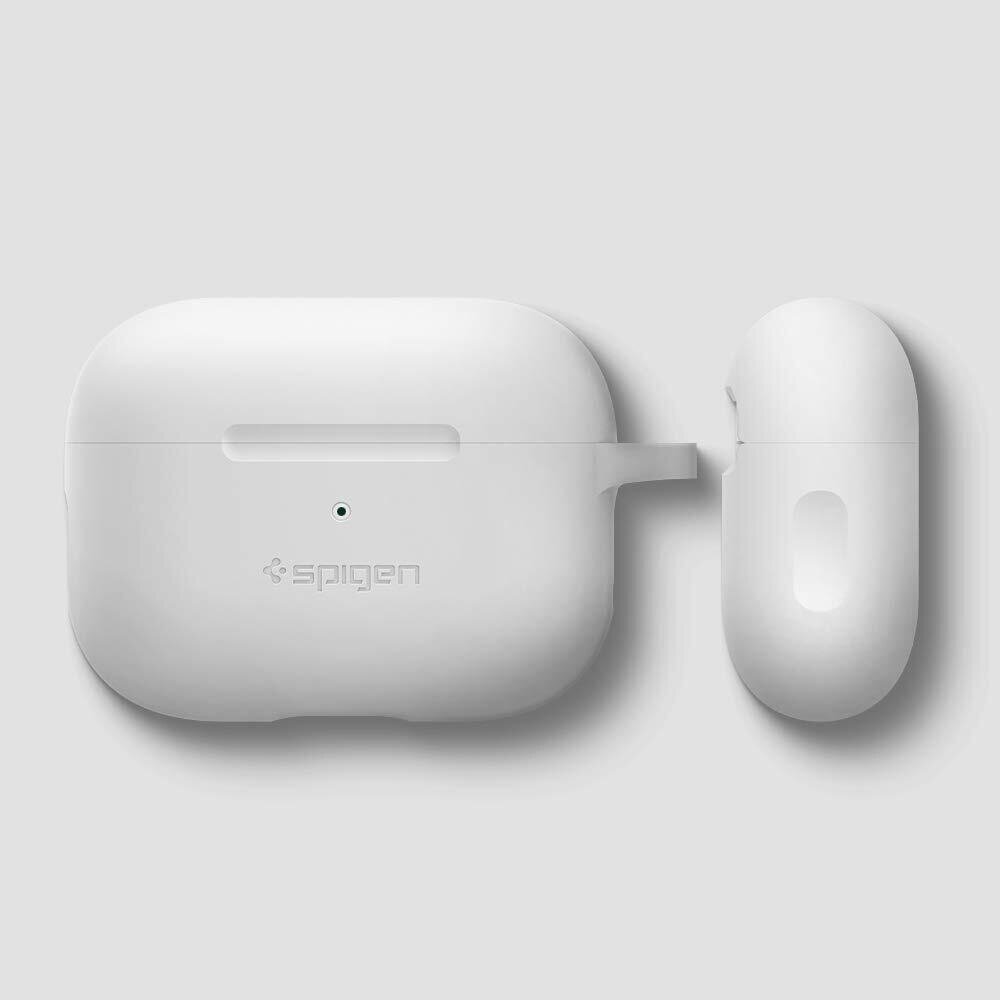 Силиконовый чехол SPIGEN для AirPods Pro - Silicone Fit - Белый - ASD00534