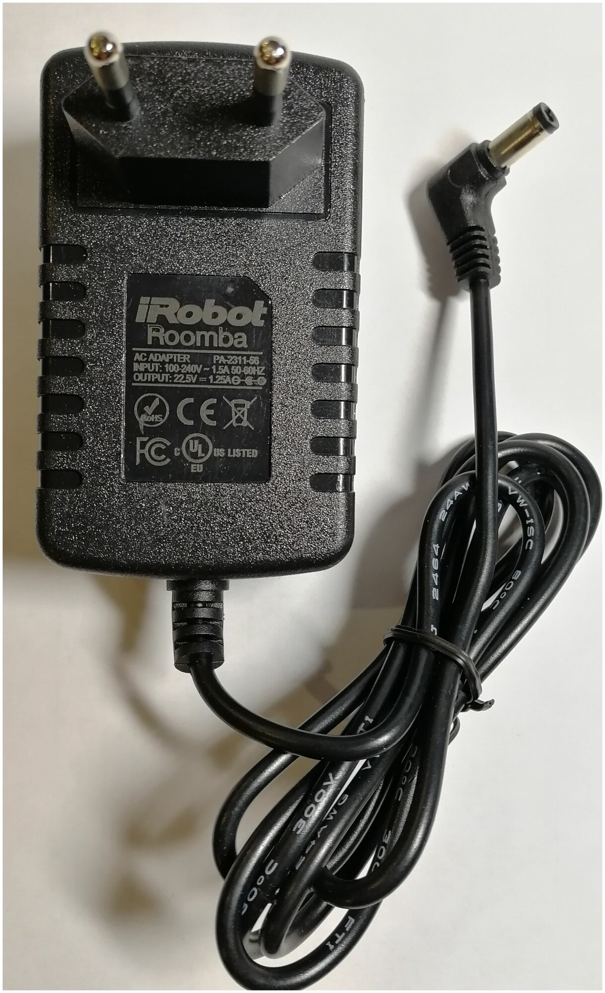 Блок питания адаптер к робот-пылесосу VC IROBOT ROOMBA 22.5v 1.25a - фотография № 3