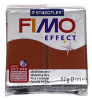 Полимерная глина FIMO Effect запекаемая медный металлик (8020-27), 57 г