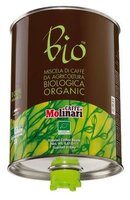 Кофе в зернах Molinari Bio 100% Arabica, жестяная банка 3000 г