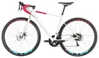 Шоссейный велосипед Cube Axial WS Pro Disc (2019) white/berry 56 см (требует финальной сборки)