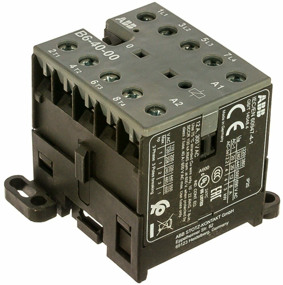 Магнитный пускатель/контактор перемен. тока (ac) ABB GJL1211201R8000