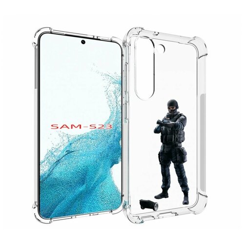 Чехол MyPads Tom-Clancy's-Rainbow-Six-1 для Samsung Galaxy S23 задняя-панель-накладка-бампер