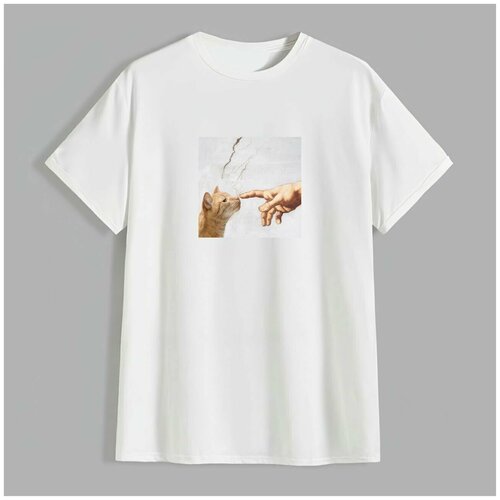 фото Футболка clim, размер 40, белый