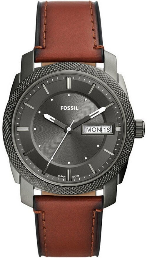 Наручные часы FOSSIL Machine 71306, серый, черный