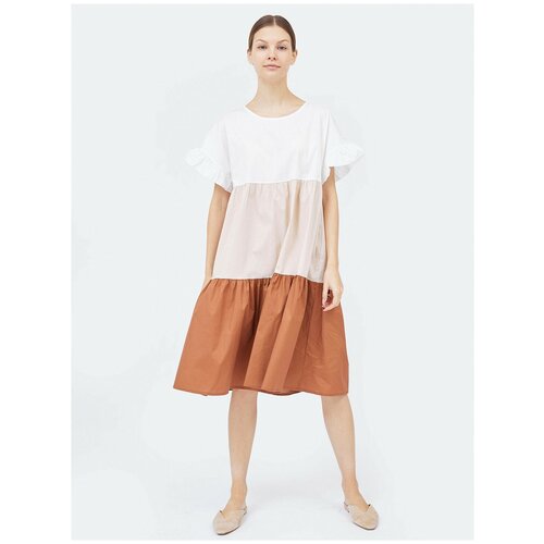 Платье Villa Reale, повседневное, прямой силуэт, размер 4 EU, синий