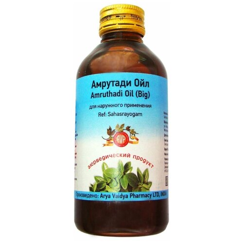 Масло Амрутади расслабляющее аюрведическое (Amruthadi Oil), 200 мл