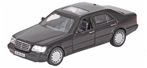 Модель машины 1:32 Mersedes-Benz S500 (W140) 16см свет, звук, инерция Черный WB