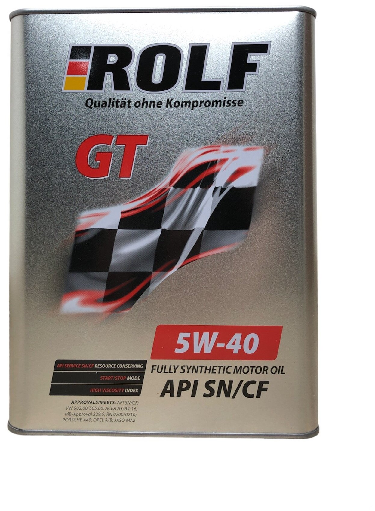 ROLF GT SAE 5W-40 API SN/CF 4л Акция 4+1 (322405)