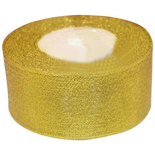 Лента золотая металлизированная 