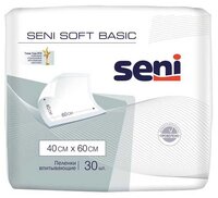 Пеленки Seni Soft Basic SE-091-B030-001, 40 х 60 см, 30 шт.