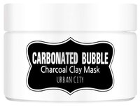 Urban Dollkiss глиняно-пузырьковая маска с угольным порошком Carbonated Bubble Charcoal Clay Mask 10