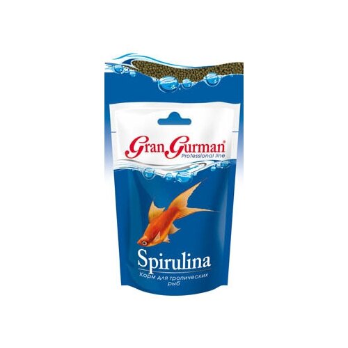 Зоомир Корм для тропических рыб Gran Gurman Spirulina пакет, 30 гр