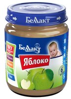 Пюре Беллакт яблоко (с 4 месяцев) 100 г, 12 шт.