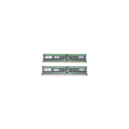 Оперативная память Kingston 1 ГБ 512 МБ x 2 шт DDR2 400 МГц DIMM CL3 KVR400D2R3K21G 344000₽