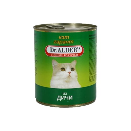 DR. ALDER'S CAT GARANT для взрослых кошек с дичью в соусе (415 гр)