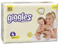 Giggles подгузники 4 (7-18 кг) 36 шт.