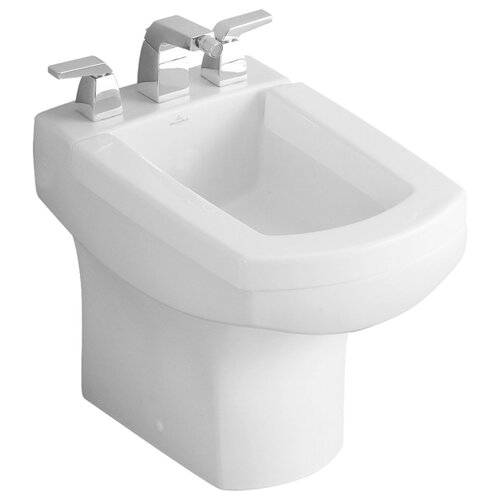 Биде напольное Villeroy & Boch Bellevue 546500R2 белый смеситель для биде villeroy