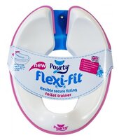 Pourty сиденье Flexi-Fit Toilet Trainer белый/серый