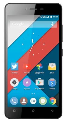 Смартфон Highscreen Prime L, 2 micro SIM, черный
