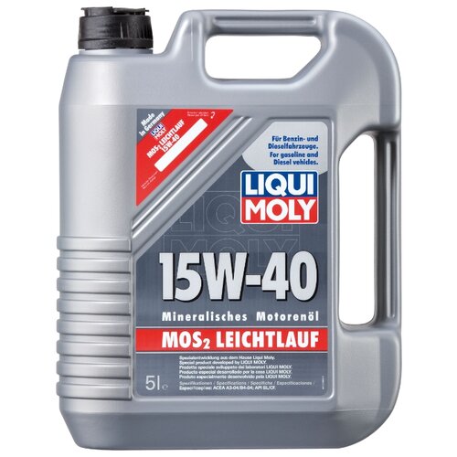 фото Моторное масло LIQUI MOLY MoS2 Leichtlauf 15W-40 5 л