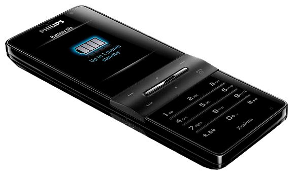 Телефон Philips Xenium X550, 1 SIM, чёрный