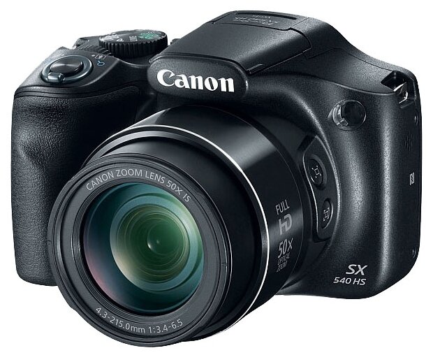 Фотоаппарат Canon PowerShot SX540 HS черный фото 1