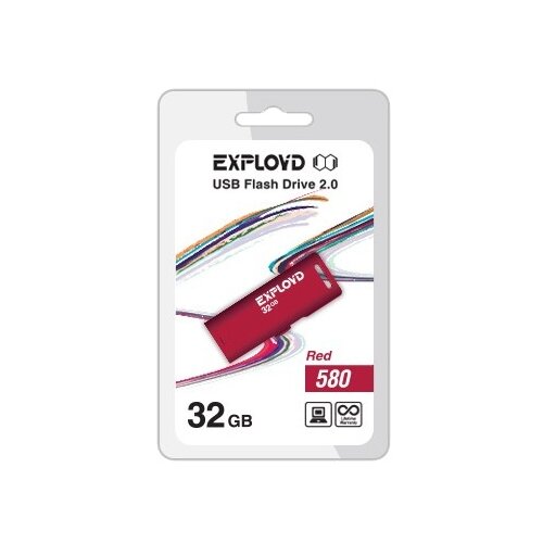 фото Флешка EXPLOYD 580 32GB red