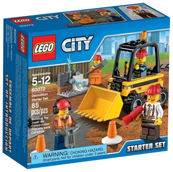 Lego City 60072 Строительная команда для начинающих