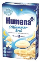 Каша Humana молочная мультизлаковая с бананом (с 6 месяцев) 250 г