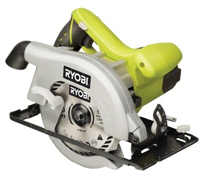 Пила циркулярная Ryobi Ews1150rs 1150Вт 5600об/мин 170х20мм макс.пропил 55мм 164012