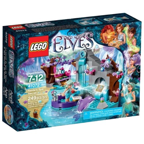 Конструктор LEGO Elves 41072 Спа-салон Наиды, 249 дет. конструктор lego elves 41191 засада наиды и водяной черепахи 205 дет