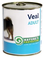 Корм для собак Nature's Protection Консервы Dog Adult Veal (0.8 кг) 1 шт.