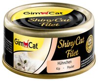 Корм для кошек GimCat ShinyCat Filet цыпленок (консервы 0.07 кг) 1 шт. 0.07 кг 1