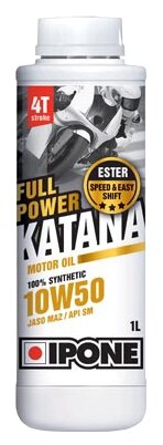 Синтетическое моторное масло IPONE Full Power Katana 10W50, 1 л