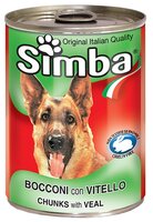 Корм для собак Simba Консервы Кусочки для собак Телятина (0.415 кг) 1 шт.