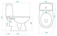 Унитаз Santek Цезарь 1WH301745