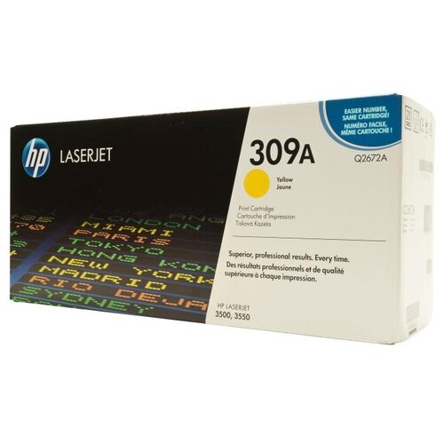 Картридж HP Q2672A, 4000 стр, желтый картридж nv print q2672a для hp 4000 стр желтый