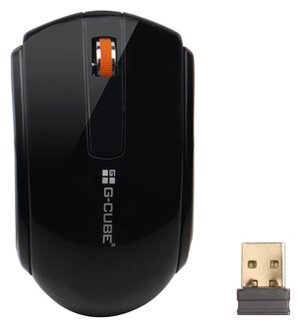 Беспроводная компактная мышь G-CUBE G5V-210B Black USB