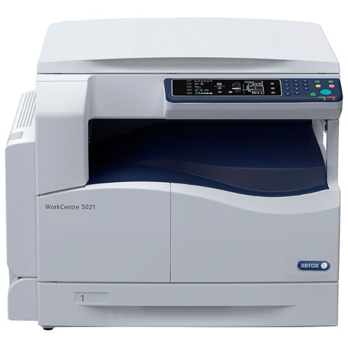 МФУ лазерное Xerox WorkCentre 5021, ч/б, A3, белый/синий