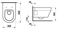 Унитаз LAUFEN Form 8.2067.1.000.000.1