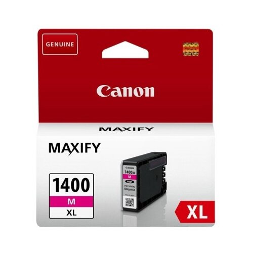 Картридж Canon PGI-1400M XL (9203B001), 780 стр, пурпурный