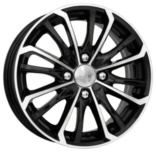 Колёсный диск K&K Рим (КС622) 15x6j 4x108 ET25 D65,1 Алмаз черный