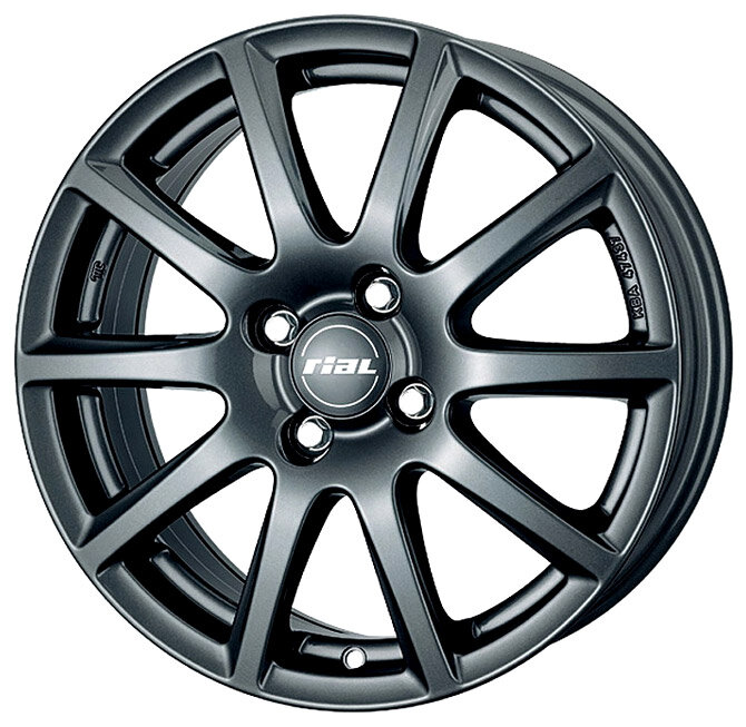 Колесные диски Rial Milano 7x17 5x108 ET47 D70.1 Titanium