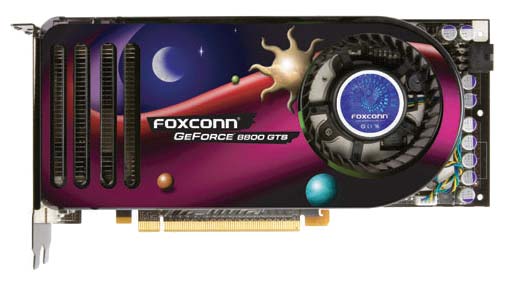 Видеокарта Foxconn GeForce 8800 GTS 575Mhz PCI-E 640Mb 1800Mhz 320 bit 2xDVI TV HDCP YPrPb