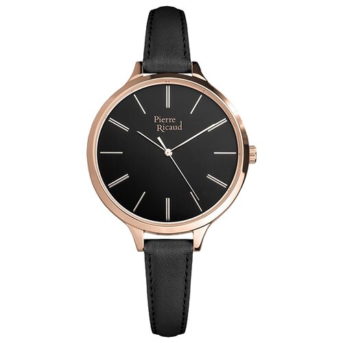 Наручные часы Pierre Ricaud Strap, черный наручные часы pierre ricaud часы pierre ricaud pierre ricaud p91069 5115q