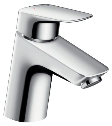 Смеситель для раковины (умывальника) hansgrohe Logis 71074000 нажимной