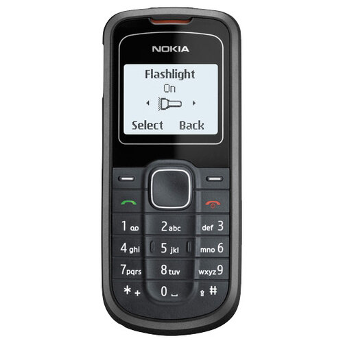 Телефон Nokia 1202, 1 SIM, черный