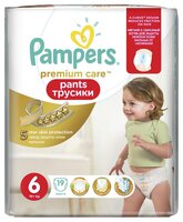 Pampers Premium Care трусики 6 (16+ кг) 19 шт.